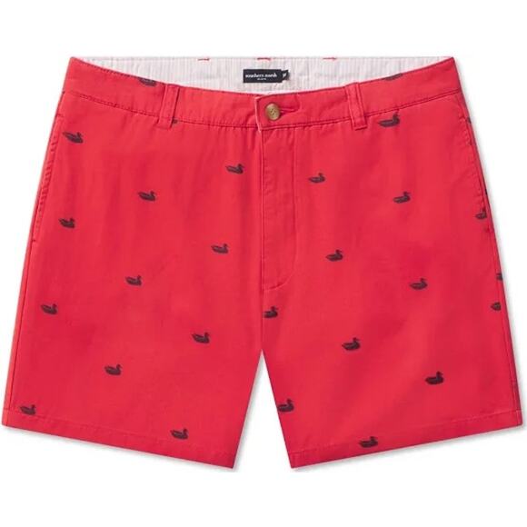 Southern Marsh Regatta Short with Printed Ducks - 6in. Flat NWT in bag - Picture 1 of 7